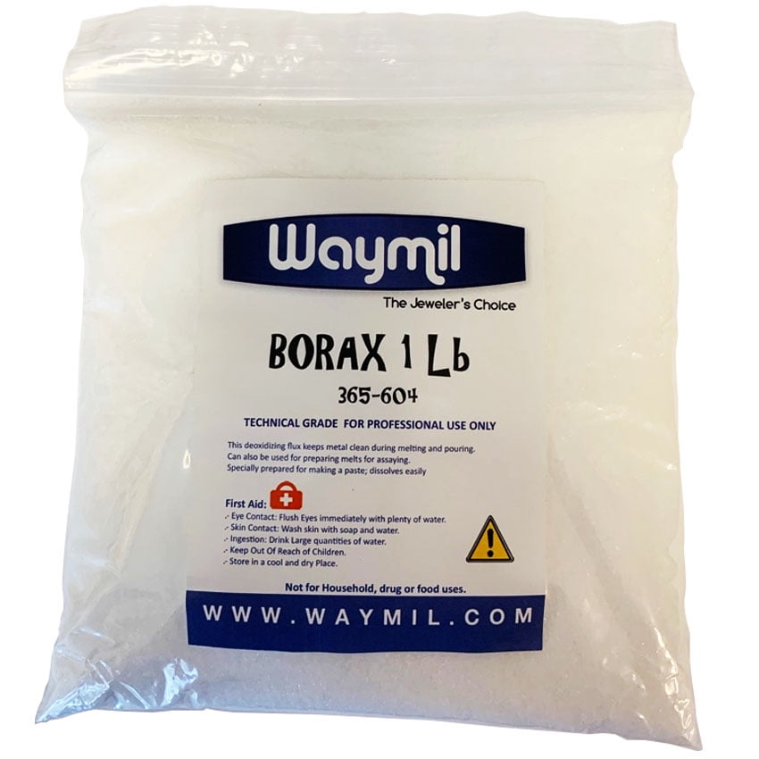 Borax Flux 1 Pound Melting Gold Silver Crucible Glaze Jewelry Casting