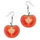 thumbnail image 3 of 1 par de aretes creativos con forma de fruta, colgantes de moda para orejas, joyería delicada para mujeres, rojo (tomate), 3 of 5
