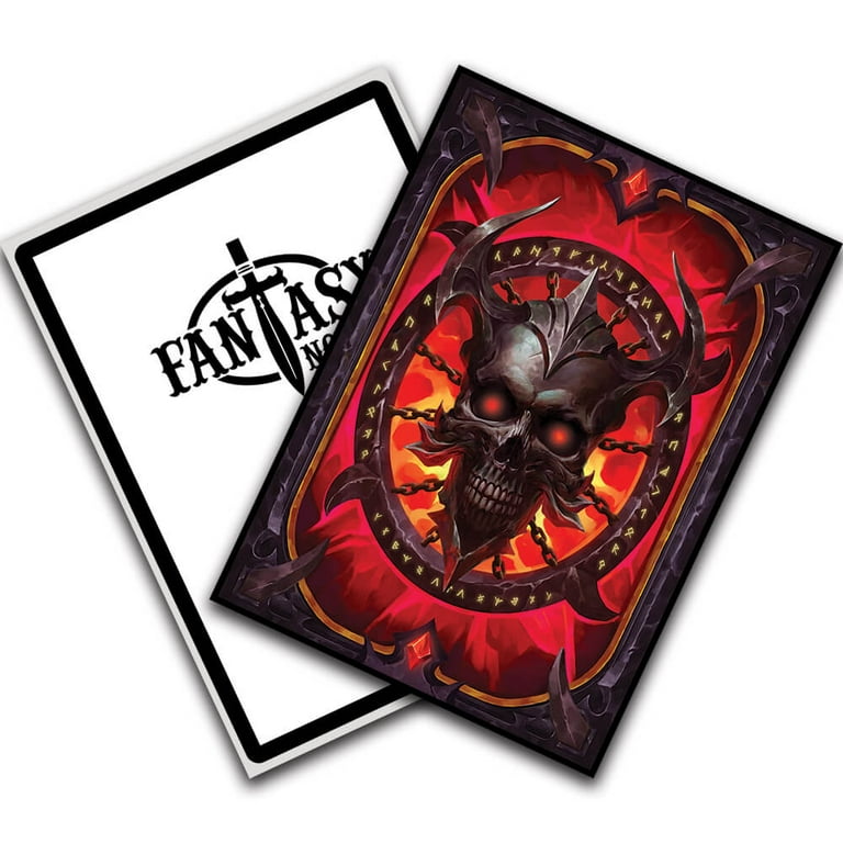 Matte Card Sleeves Fantasy North - The Pumpkin King - 100 Textured Matte  TCG Card Sleeves - Fits Magic 100 Textured Card Sleeves For MTG Pokemon  Standard TCG Games