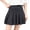 Black, variant on Douhoow Women Fashion Solid Color Mini Pleated Skirt Casual Summer High Waist A-line Skirt