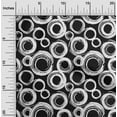 thumbnail image 2 of oneOone Polyester Spandex Black Fabric Abstract Craft Projects Decor Fabric Printed By The Yard 56 Inch Wide, 2 of 5
