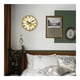 thumbnail image 5 of Reloj de pared de madera con números romanos de estilo retro decoración del hogar, reloj de cuarzo silencioso, 5 of 6