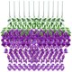 thumbnail image 1 of Imikeya 12 unids wisteria artificial colgando flores boda flores falsas decoraciones pared colgando flores, 1 of 4