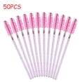 thumbnail image 7 of Dsseng 50 Pcs Disposable Eyelash Brushes, Spoolies for Eyelash Extensions, Spoolie Eyebrow Eyeshadow Brow Makeup Supplies Kit Cleansing Glitter Applicator Tool Accessories Bristle (Crystal Pink), 7 of 7