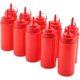 thumbnail image 1 of Exprimidor de plástico de 400 ml, botella de salsa roja, dispensador de condimentos, tomate, 1 of 8