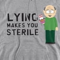 thumbnail image 2 of South Park Lying Makes You Sterile Unisex Adult Pull-Over Hoodie,Athletic Heather, 2X-Large, 2 of 6