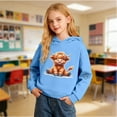 thumbnail image 6 of WAYUTE Girls Sweatshirts Cute Cow Print Hooded Sweatshirt for Boys Soft Casual Pullover with Pocket, 6 of 6