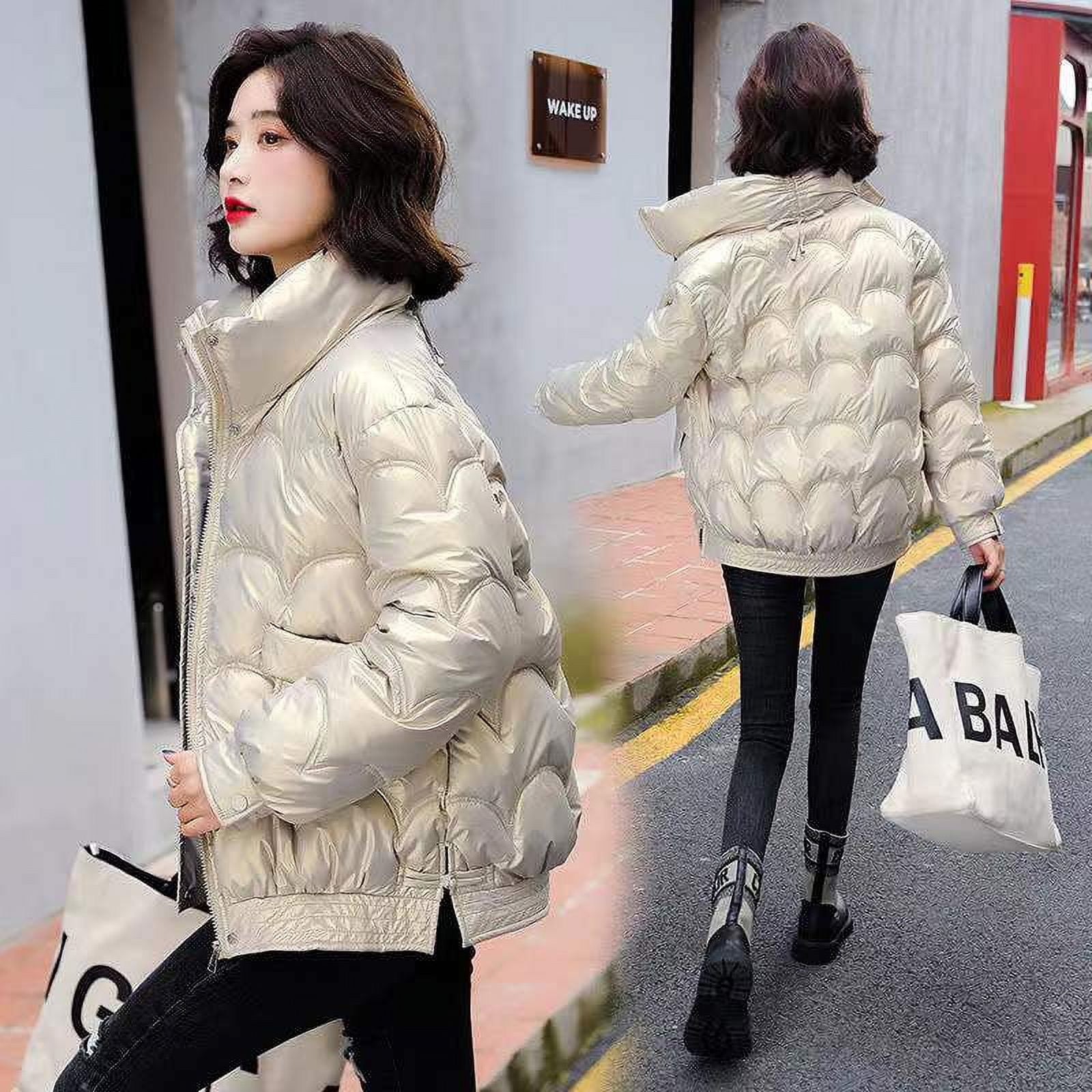 DanceeMangoo Winter Coat Female New Korean Loose Parkas Women