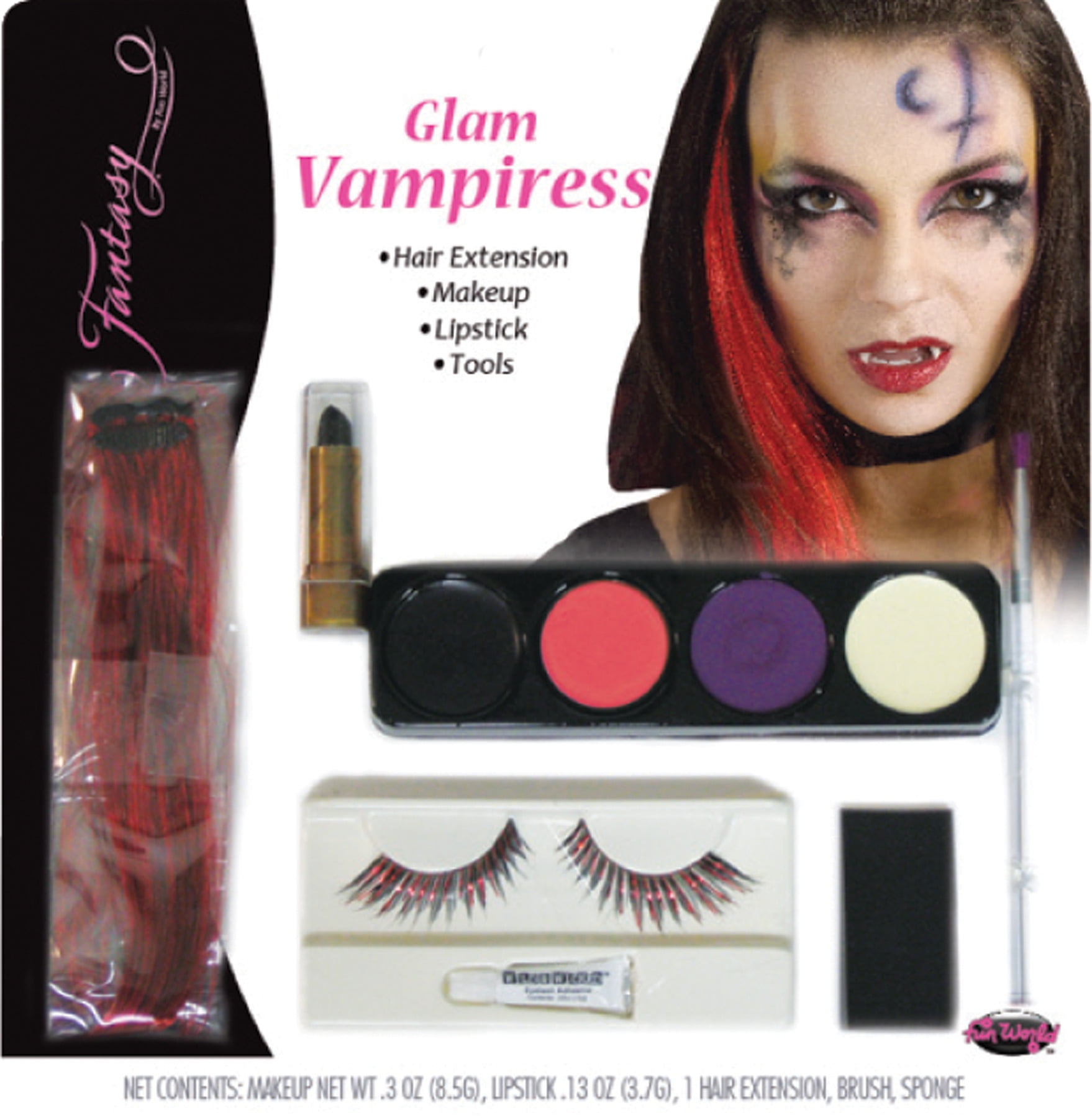 Morris Costumes Glam Series Make Up Vampiress - Walmart.com - Walmart.com