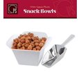 thumbnail image 3 of [10 Pack - 15 oz] Plastic Serving Bowls Square White Disposable Reusable Plastic Snack Bowls - Posh Setting, 3 of 6