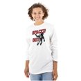 thumbnail image 3 of Funny Spaced Out Astronaut Joke Plus Size Long Sleeve Graphic Tee Shirt Brisco Brands 3X, 3 of 5