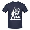thumbnail image 5 of Don'T Stop Me Now! Cotton T-Shirt Navy Blue X-Large, 5 of 5