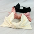 thumbnail image 7 of Ellison+Young Satin Bow Crown Headband, 7 of 7