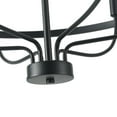 thumbnail image 7 of 6-Light Industrial Chandelier, Modern Black Finish Ceiling Pendant Lighting for Living Room Kitchen Island Foyer, 7 of 7
