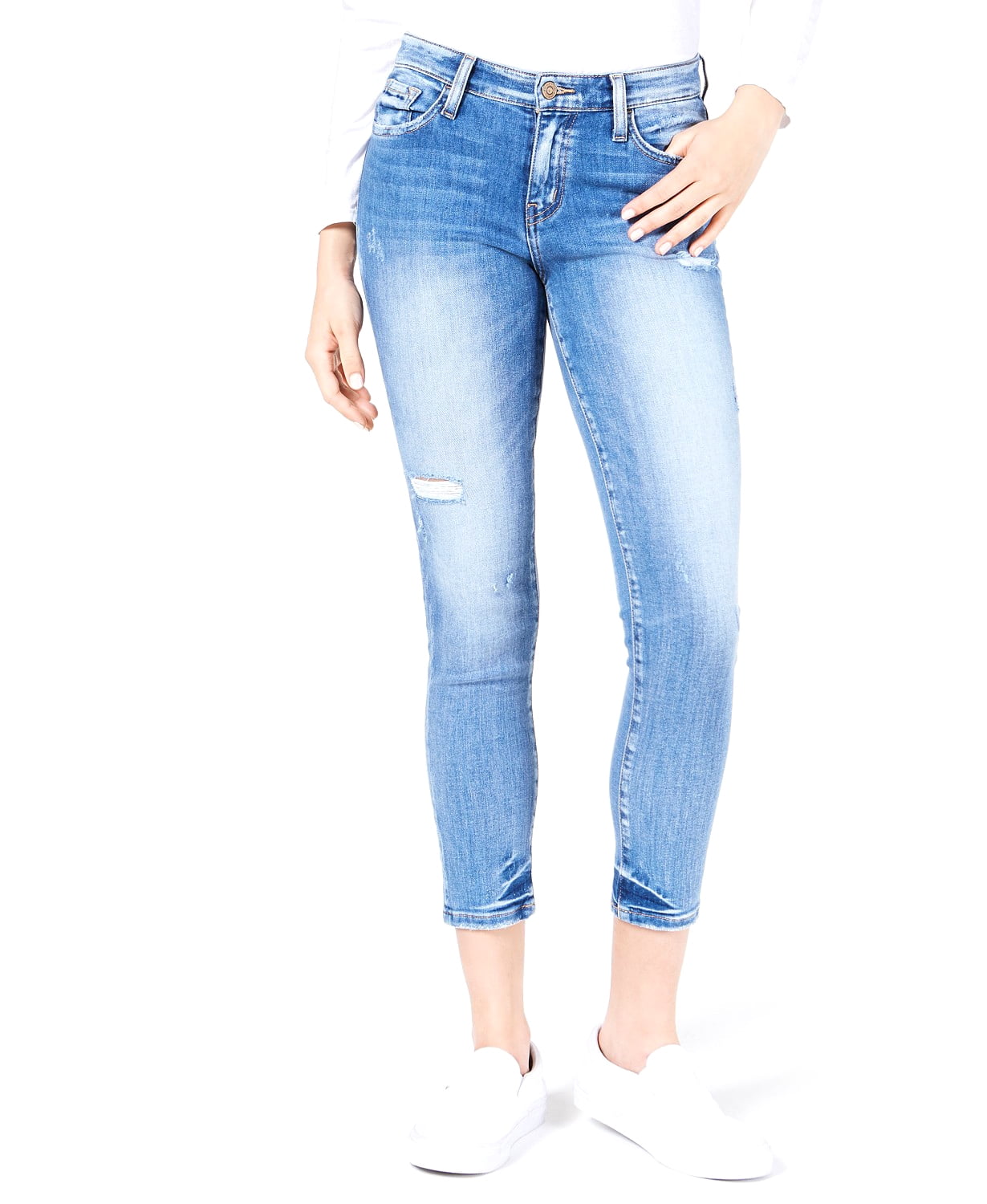 flying monkey cropped jeans