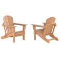thumbnail image 2 of Chaise Adirondack Pliante en Poly pour Extérieur (Ensemble de 2), 2 of 6