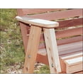 thumbnail image 3 of 5' Red Cedar American Classic Garden Bench, 3 of 3