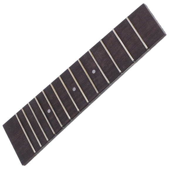 BESTOYARD Natural Wood Ukulele Fingerboard for Concert and Soprano Fretboard Accessory
