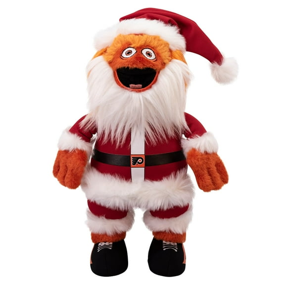 Bleacher Creatures Philadelphia Flyers Gritty 10" Mascot Plush Figure (Santa Costume)