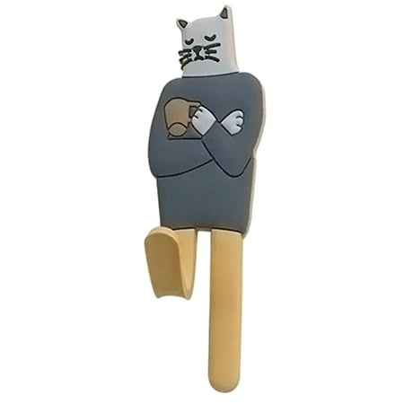 

Farfi Magnet Hook Cartoon Cat Image Widely Applied Ornamental Decorative Fridge Message Sticker Holder for Home (Type 2)