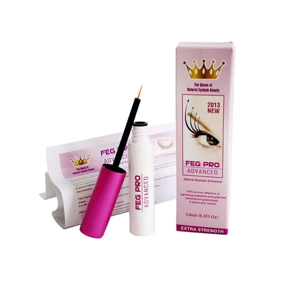 FEG Pro Advanced Specially Formulated Natural Eyelash Enhancer Serum for Thick, Full and