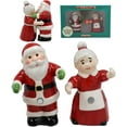 thumbnail image 5 of Ebros 'Tis The Season Mr And Mrs Santa Claus Magnetic Salt And Pepper Shakers, 5 of 9