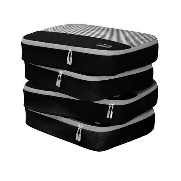 Juego de 4 unidades Packing Cubes Dot&Dot, tamaño grande, para maletas de viaje