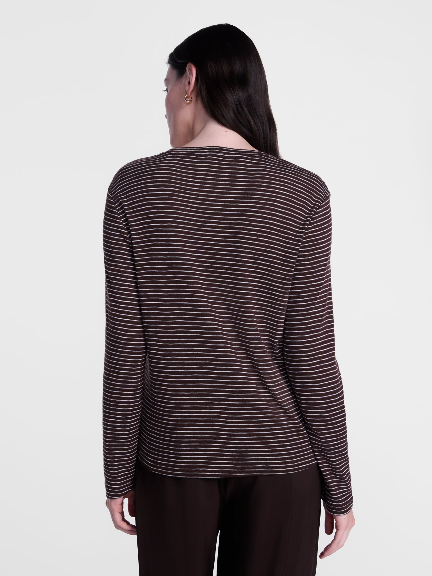 Scenario Women's Oversized Tee with Long Sleeves, Sizes XS-XXXL