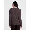 thumbnail image 4 of Scenario Women's Oversized Tee with Long Sleeves, Sizes XS-XXXL, 4 of 6