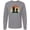 Athletic Heather, variant on Chess Player Retro Sunset Long Sleeve T-Shirt