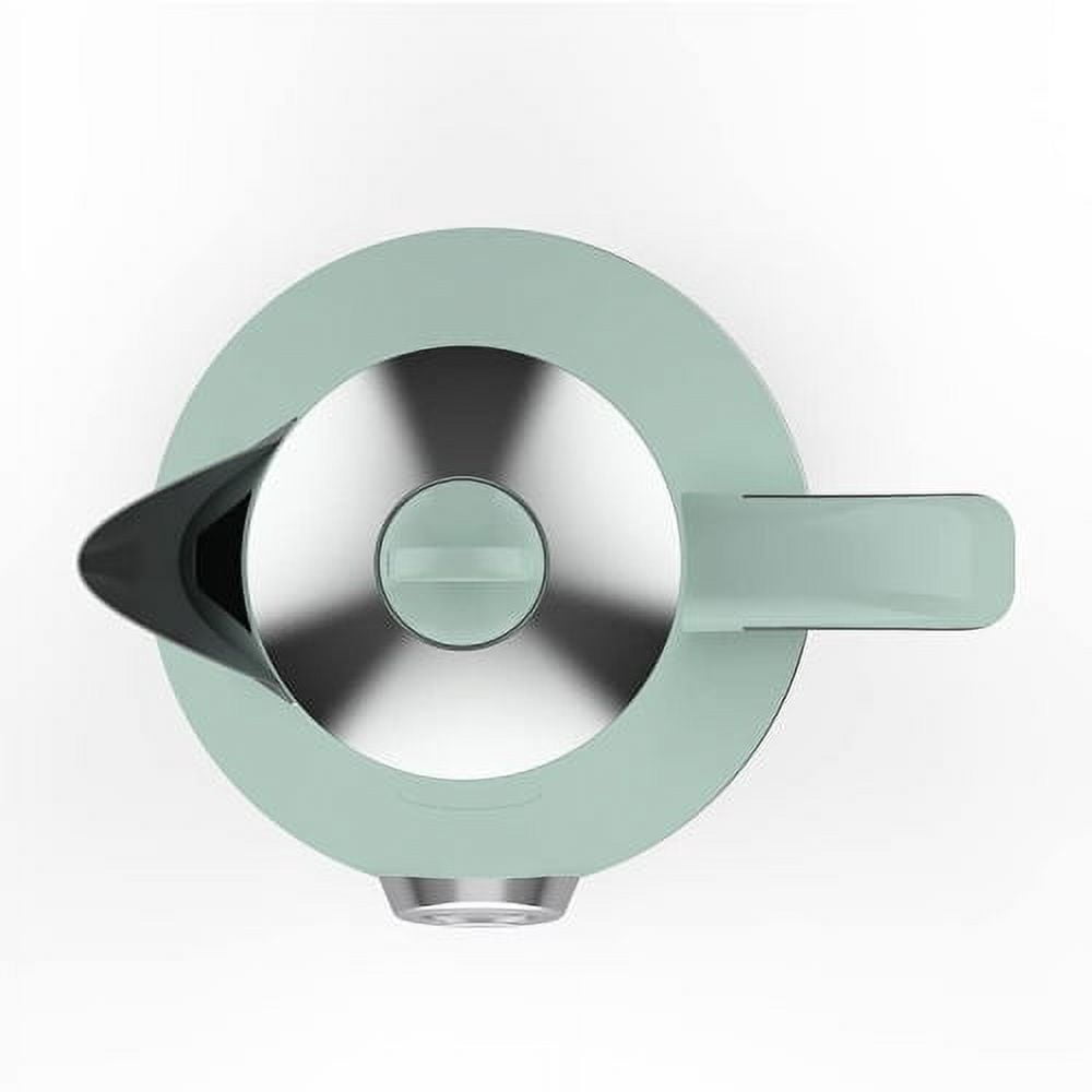 Bear 1.7L Electric Kettle, pyramid portable electric hot water and coffee. 1500W （MINT GREEN）