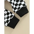 thumbnail image 7 of Bagilaanoe Newborn Baby Boy Girl Casual Long Pants Checkerboard Printed Trousers with Pockets 6M 12M 18M 24M 3T Sweatpants, 7 of 7