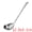 Soup spoon-Silver, variant on Unique Bargains Heat Resistant Spoon for Non Stick Cookware Soup spoon-Silver 12.5"x3.1"