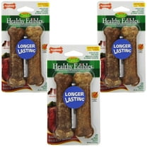 Nylabone Healthy Edibles Chews Roast Beef Regular, 2 count