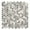 Char, variant on Pixie Wave Blue 3/4-in Penny Round Fabric Look Matte Glass Mosaic Wall and Floor Tile