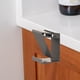 thumbnail image 4 of Estante para lavabo con gancho, organizador de almacenamiento, estante colgante de acero al carbono para lavabo de baño. Gris, 4 of 7