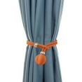 thumbnail image 5 of Vikakiooze Up to 50% Off! Curtain Tiebacks, Curtain Ties for Drapes, Adjustable Curtain Tie Backs, Modern Curtain Holdbacks for Thin Or Thick Home & Office Window Draperies 1Pc, Orange, 5 of 8