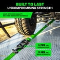 thumbnail image 2 of Correas de amarre para coche Rhino USA, 2 x 8 pies, 10 000 libras, resistentes a la rotura, 2 of 7
