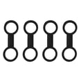 thumbnail image 2 of 4 x Scuba Diving Dive Snorkeling Silicone Snorkel Keeper Holder, Negro shamjiam Máscara de Snorkel, 2 of 6