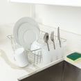 thumbnail image 3 of (2 pack) Mainstays Small Wire Dish Rack - Chrome - 14.17" W x 12.64" L x 5.67" H, 3 of 7
