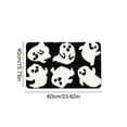 thumbnail image 3 of Miwamany Halloween Velvet Floor Mat, 16x24 Inch Super Soft Plush Door Mat, Non Slip Absorbent Washable Bathroom Rug for Entryway Kitchen, Spooky Indoor Holiday Home Decor Accent, 3 of 6
