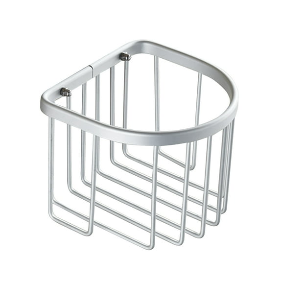 CATIEBYE roll tissue organizer Tissue Holder Aluminum alloy Silver Bathroom Shopping Mall 1Pcs