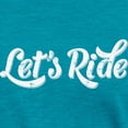 thumbnail image 3 of CafePress - Let's Ride Women's Deluxe T Shirt - Womens Tri-blend T-Shirt, 3 of 4