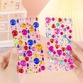 thumbnail image 3 of SHENMO 3 Pieces 3D Puffy Girl Sticker, Shiny Crystal Sparkle Sticker, Sheets Craft Stickers for Kids Scrapbooking Journals Bullet 3D Embossed, 3 of 5