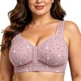 thumbnail image 7 of Bixock Plus Size Bra for Women No Underwire Wireless Bra Mesh Splicing Thin Cups Thin Straps Lift Support Breathable Summer Daily Women Under Wear, 7 of 7