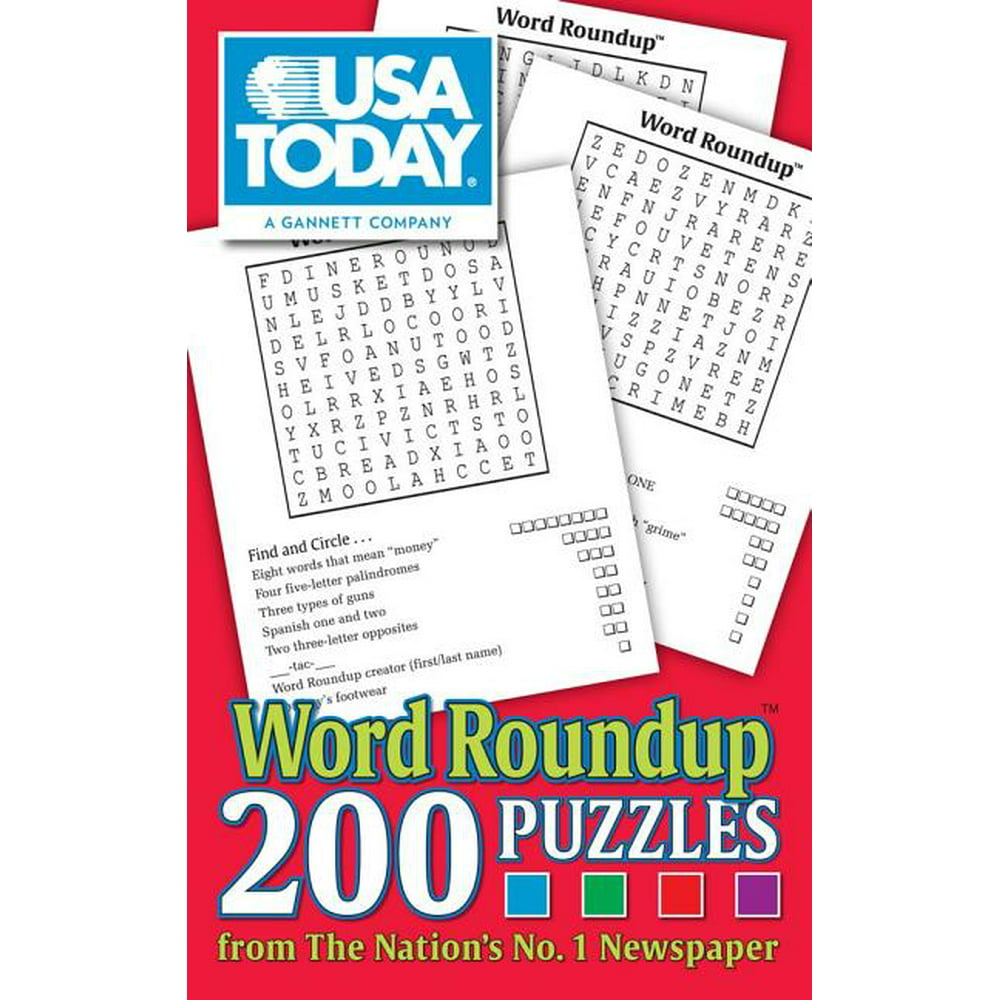 USA Today Puzzles USA Today Word Roundup, Volume 22 200 Puzzles from