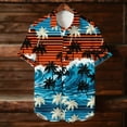 thumbnail image 4 of HomeDM Mens Hawaiian Shirt Summer Beach Short Sleeve Floral Button Down Vacation Tops Tropical Shirt M-3XL, 4 of 9