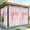 Pink, variant on Outdoor Waterproof Patio Curtain 84" Length-1 panel,Black White Vertical Stripes Outside Privacy Curtains Blackout Grommet Drapes for Porch Pergola,Modern Minimalist Art