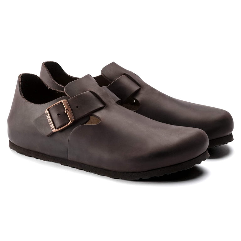 Birkenstock London BS Narrow Oiled Leather Clog, 43, Brown  display picture 2
