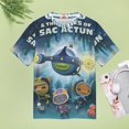 thumbnail image 5 of The Octonauts Womens T-Shirt Round Neck Short Sleeve Tee Shirts Summer Breathable Tops Blouse 4XL, 5 of 8